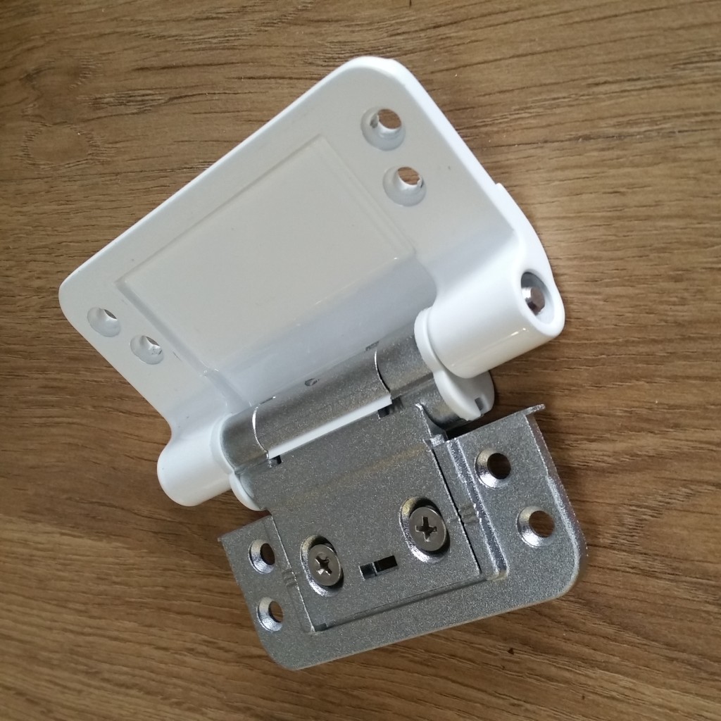 Composite Door Hinge White TYPE 5 (hin165) LockStocker King Solutions